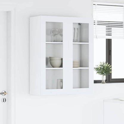 vidaXL Hängeschrank mit Speicher Weiß 80 x 31 x 100 cm Holzwerkstoff