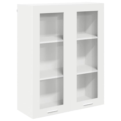 vidaXL Hängeschrank mit Speicher Weiß 80 x 31 x 100 cm Holzwerkstoff