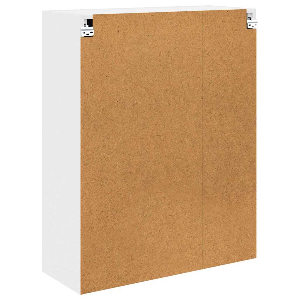 vidaXL Hängeschrank mit Speicher Weiß 80 x 31 x 100 cm Holzwerkstoff