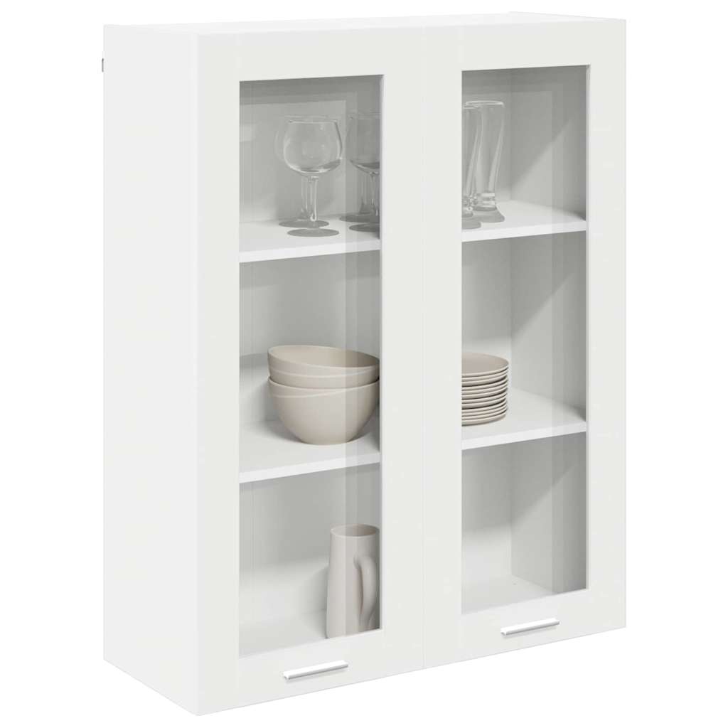 vidaXL Hängeschrank mit Speicher Weiß 80 x 31 x 100 cm Holzwerkstoff