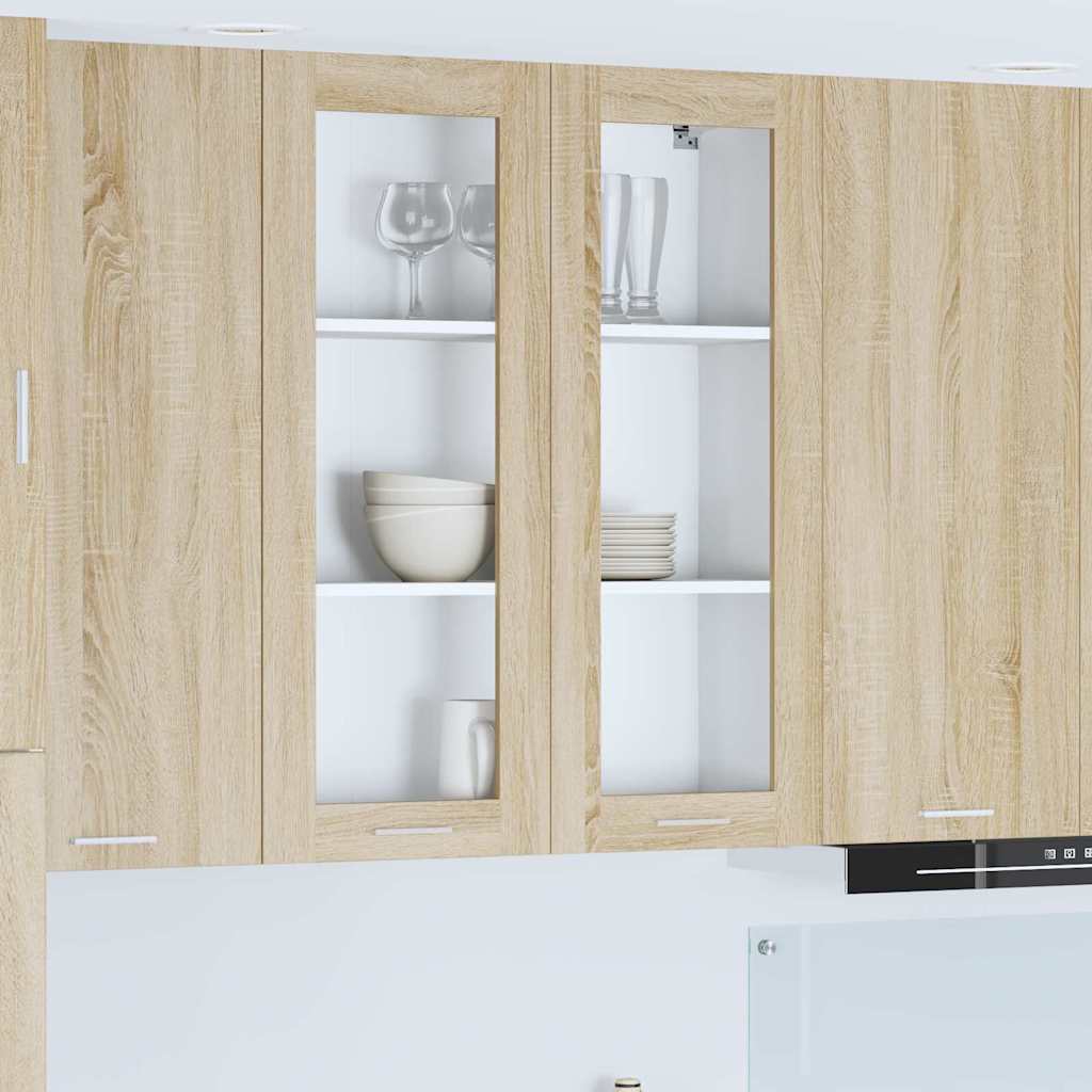 Hängeschrank Sonoma-Eiche 80 x 31 x 100 cm Holzwerkstoff