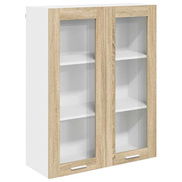 vidaXL Hängeschrank Sonoma-Eiche 80 x 31 x 100 cm Holzwerkstoff