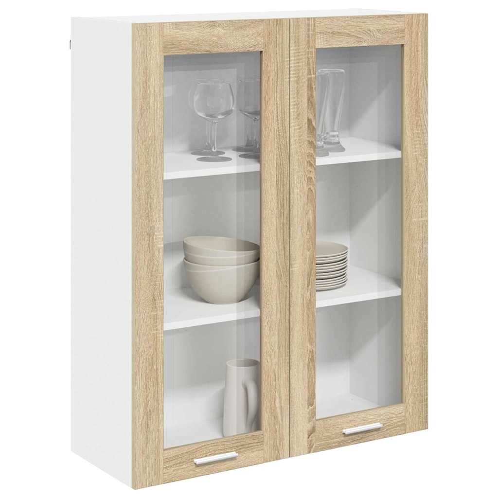Hängeschrank Sonoma-Eiche 80 x 31 x 100 cm Holzwerkstoff