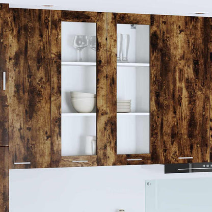 vidaXL Hängeschrank Geräucherte Eiche 80 x 31 x 100 cm Holzwerkstoff