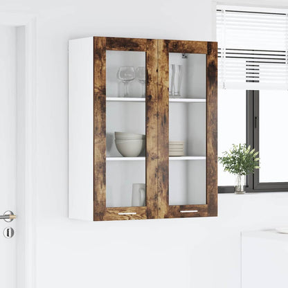 vidaXL Hängeschrank Geräucherte Eiche 80 x 31 x 100 cm Holzwerkstoff