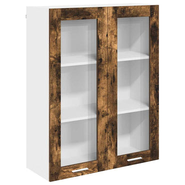 vidaXL Hängeschrank Geräucherte Eiche 80 x 31 x 100 cm Holzwerkstoff