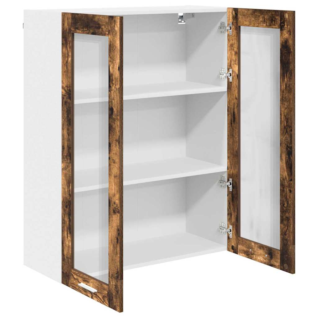 vidaXL Hängeschrank Geräucherte Eiche 80 x 31 x 100 cm Holzwerkstoff