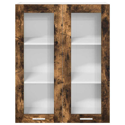 vidaXL Hängeschrank Geräucherte Eiche 80 x 31 x 100 cm Holzwerkstoff