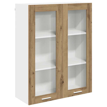 vidaXL Hängeschrank Artisan-Eiche 80 x 31 x 100 cm Holzwerkstoff