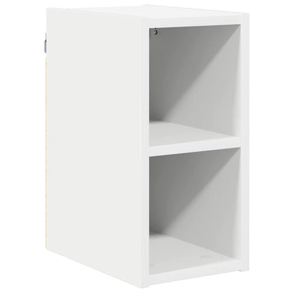 vidaXL Hängeschrank mit Speicher Weiß 20 x 29,5 x 40 cm Holzwerkstoff