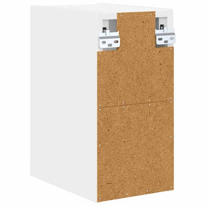 vidaXL Hängeschrank mit Speicher Weiß 20 x 29,5 x 40 cm Holzwerkstoff
