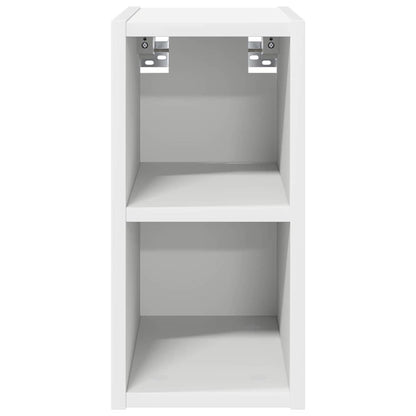 vidaXL Hängeschrank mit Speicher Weiß 20 x 29,5 x 40 cm Holzwerkstoff