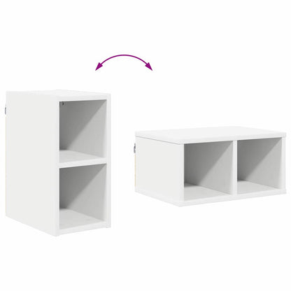 vidaXL Hängeschrank mit Speicher Weiß 20 x 29,5 x 40 cm Holzwerkstoff