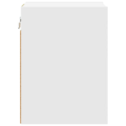 vidaXL Hängeschrank mit Speicher Weiß 20 x 29,5 x 40 cm Holzwerkstoff