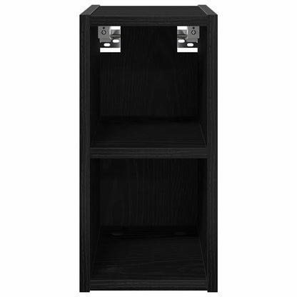 vidaXL Hängeschrank Schwarz Eichen-Optik 20 x 29,5 x 40 cm