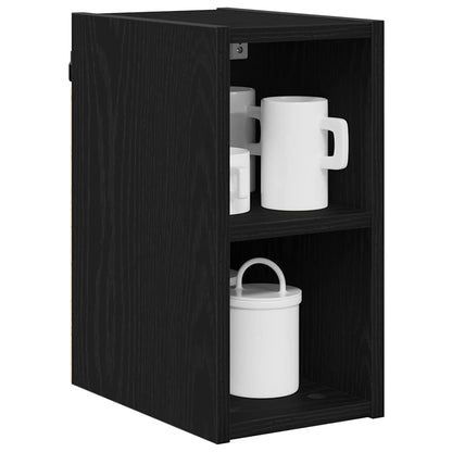 vidaXL Hängeschrank Schwarz Eichen-Optik 20 x 29,5 x 40 cm