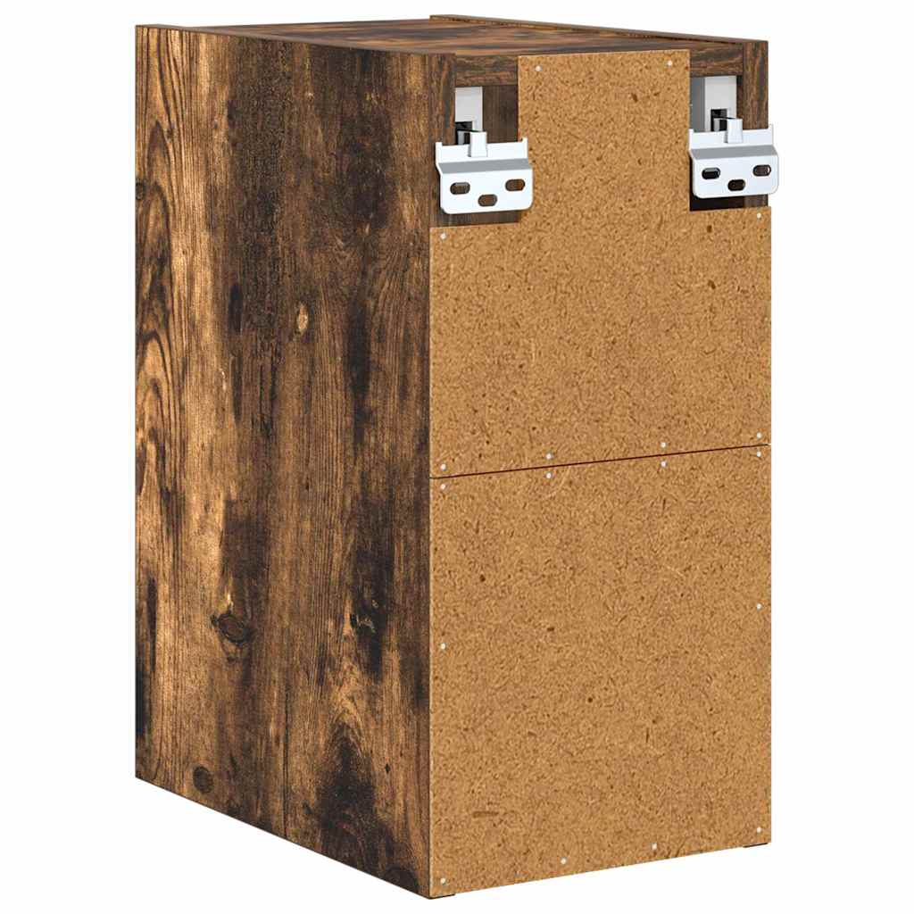 vidaXL Hängeschrank Geräucherte Eiche 20 x 29,5 x 40 cm Holzwerkstoff