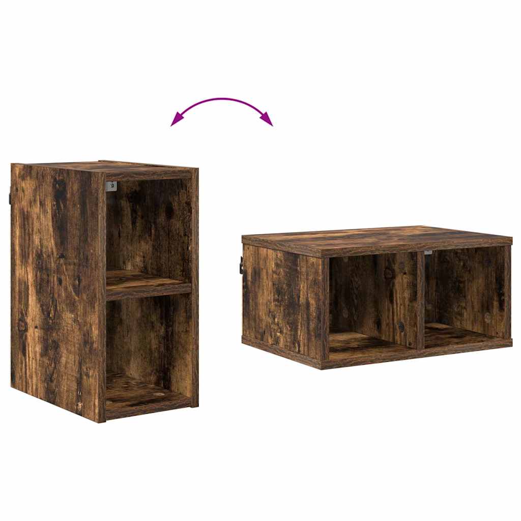 vidaXL Hängeschrank Geräucherte Eiche 20 x 29,5 x 40 cm Holzwerkstoff