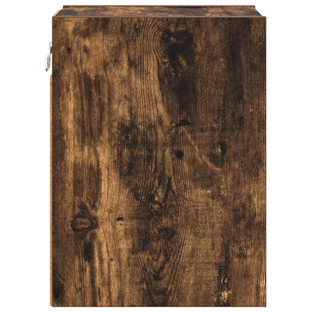 vidaXL Hängeschrank Geräucherte Eiche 20 x 29,5 x 40 cm Holzwerkstoff