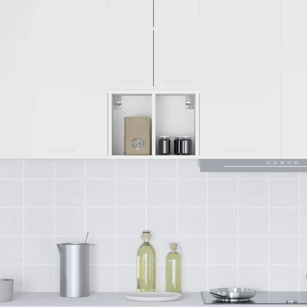 Hängeschrank mit Speicher Weiß 30 x 29,5 x 40 cm Holzwerkstoff