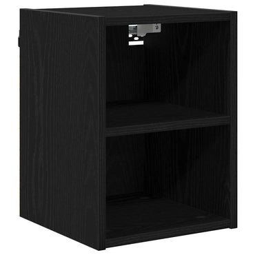 vidaXL Hängeschrank Schwarz Eichen-Optik 30 x 29,5 x 40 cm
