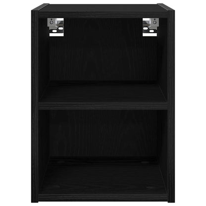 vidaXL Hängeschrank Schwarz Eichen-Optik 30 x 29,5 x 40 cm