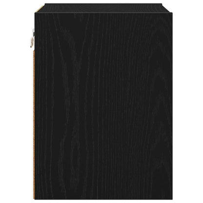 vidaXL Hängeschrank Schwarz Eichen-Optik 30 x 29,5 x 40 cm