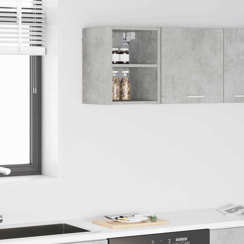 vidaXL Hängeschrank Beton Grau 30 x 29,5 x 40 cm Holzwerkstoff