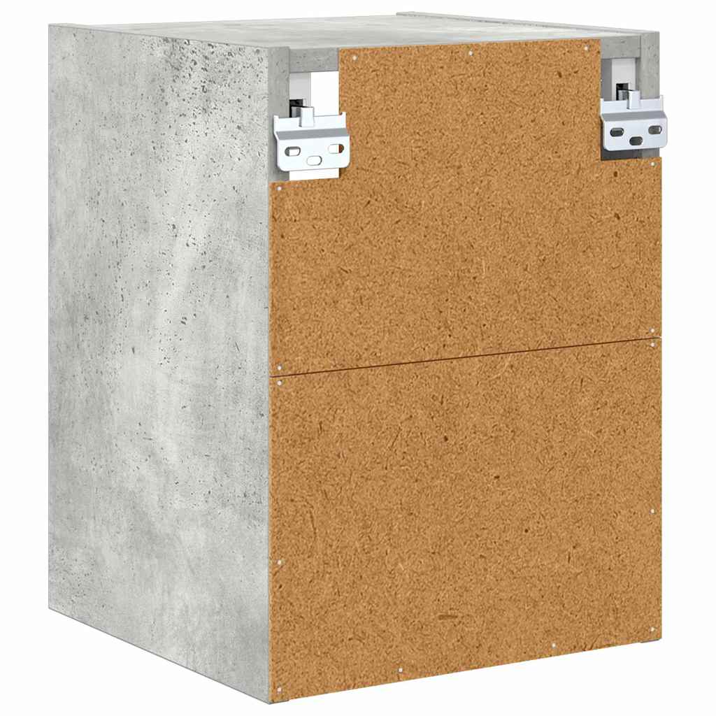 vidaXL Hängeschrank Beton Grau 30 x 29,5 x 40 cm Holzwerkstoff