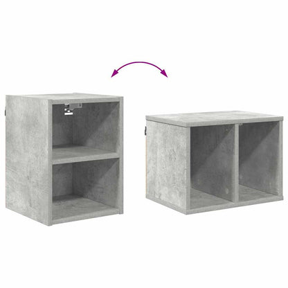vidaXL Hängeschrank Beton Grau 30 x 29,5 x 40 cm Holzwerkstoff