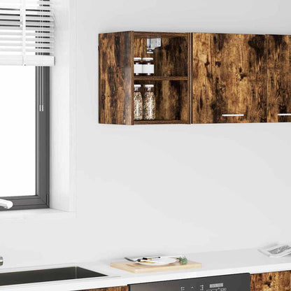 vidaXL Hängeschrank Geräucherte Eiche 30 x 29,5 x 40 cm Holzwerkstoff