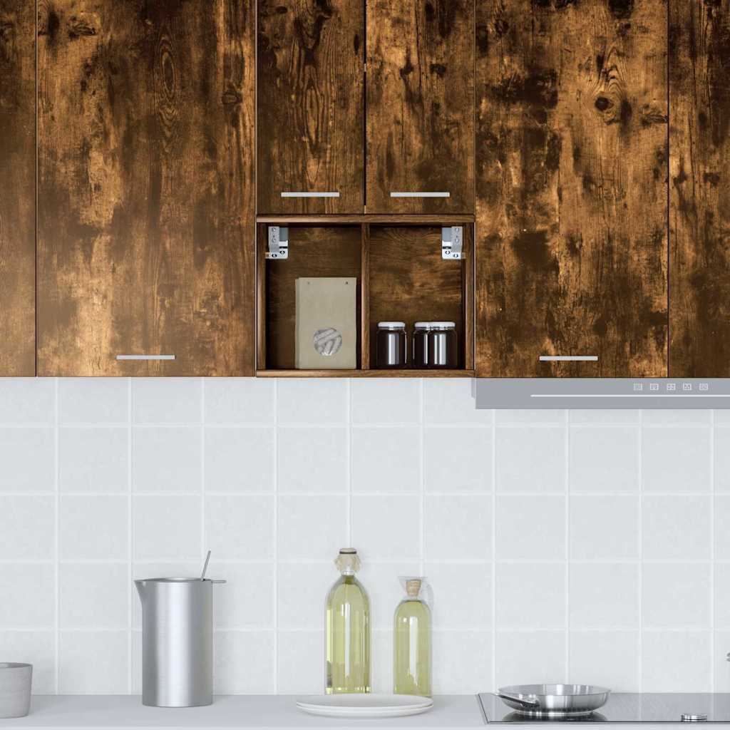 vidaXL Hängeschrank Geräucherte Eiche 30 x 29,5 x 40 cm Holzwerkstoff
