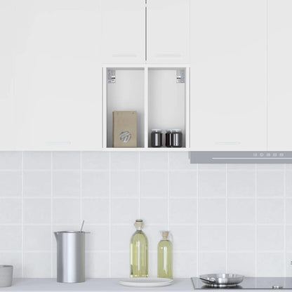 Hängeschrank mit Speicher Weiß 40 x 29,5 x 40 cm Holzwerkstoff