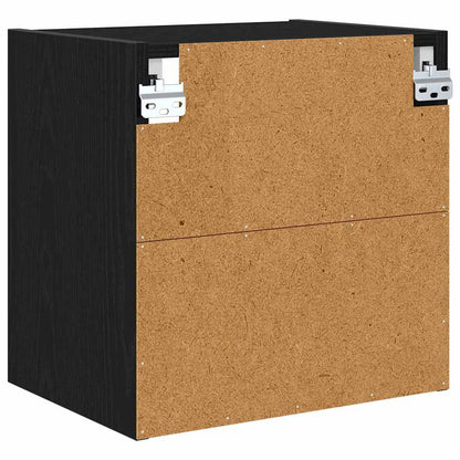 vidaXL Hängeschrank Schwarz Eichen-Optik 40 x 29,5 x 40 cm