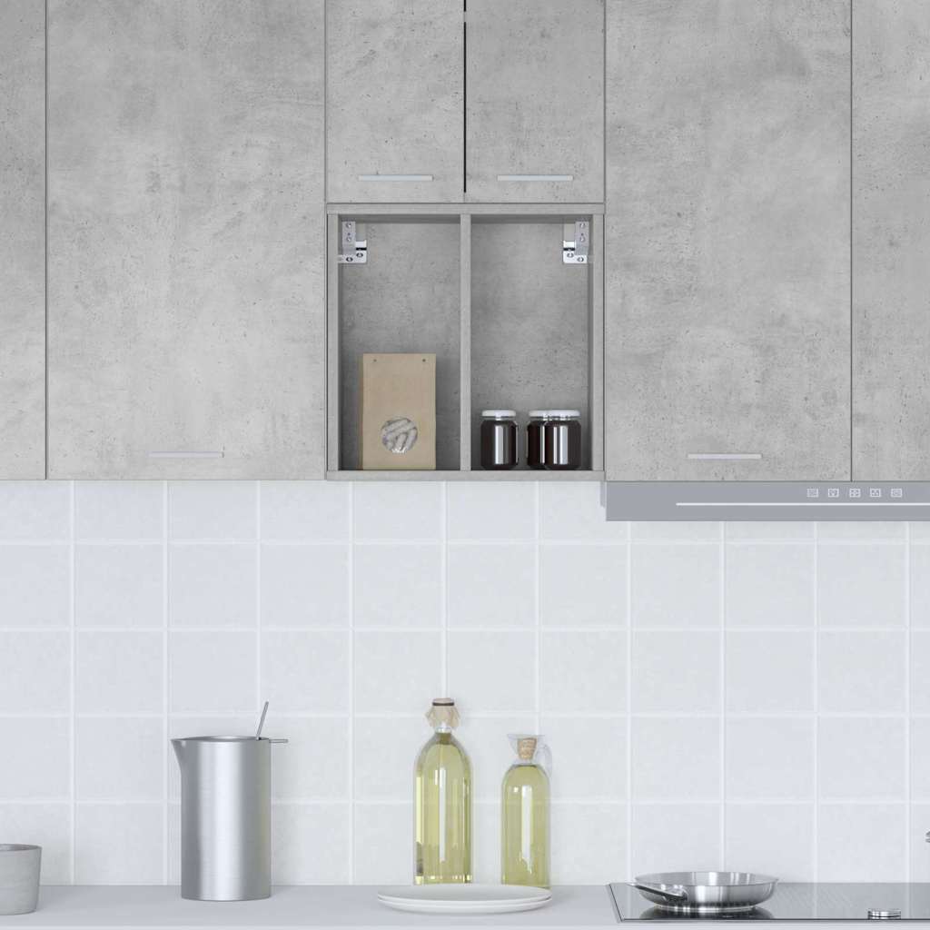 vidaXL Hängeschrank Beton Grau 40 x 29,5 x 40 cm Holzwerkstoff