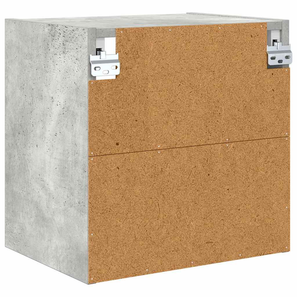 vidaXL Hängeschrank Beton Grau 40 x 29,5 x 40 cm Holzwerkstoff