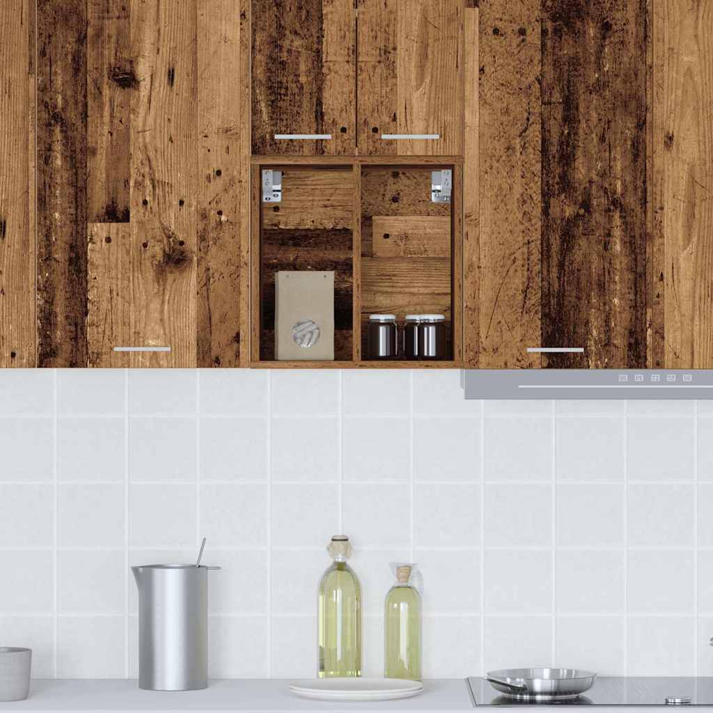 vidaXL Hängeschrank Altholz 40 x 29,5 x 40 cm Holzwerkstoff