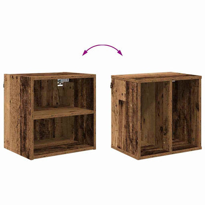 vidaXL Hängeschrank Altholz 40 x 29,5 x 40 cm Holzwerkstoff