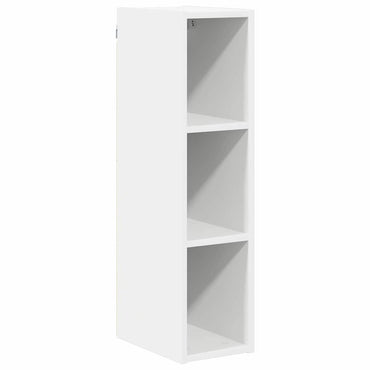 vidaXL Hängeschrank mit Speicher Weiß 20 x 29,5 x 80 cm Holzwerkstoff