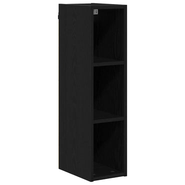 vidaXL Hängeschrank Schwarz Eichen-Optik 20 x 29,5 x 80 cm