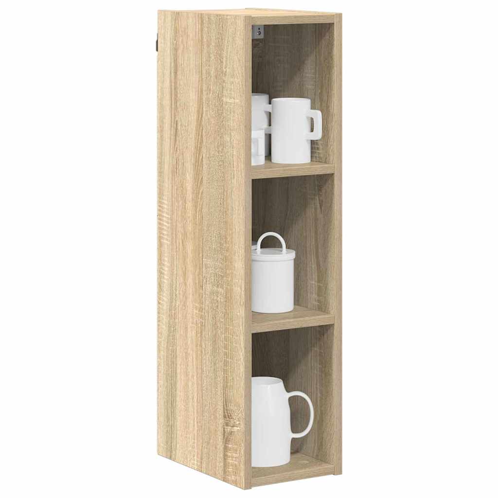 vidaXL Hängeschrank Sonoma-Eiche 20 x 29,5 x 80 cm Holzwerkstoff