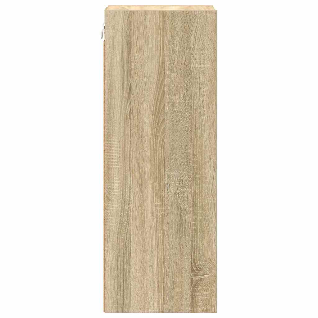 vidaXL Hängeschrank Sonoma-Eiche 20 x 29,5 x 80 cm Holzwerkstoff