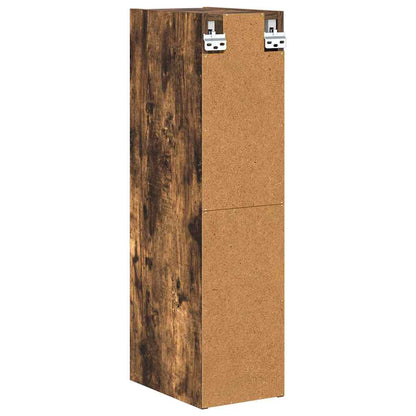 vidaXL Hängeschrank Geräucherte Eiche 20 x 29,5 x 80 cm Holzwerkstoff