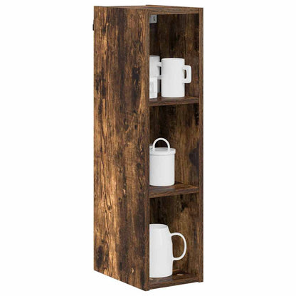 vidaXL Hängeschrank Geräucherte Eiche 20 x 29,5 x 80 cm Holzwerkstoff