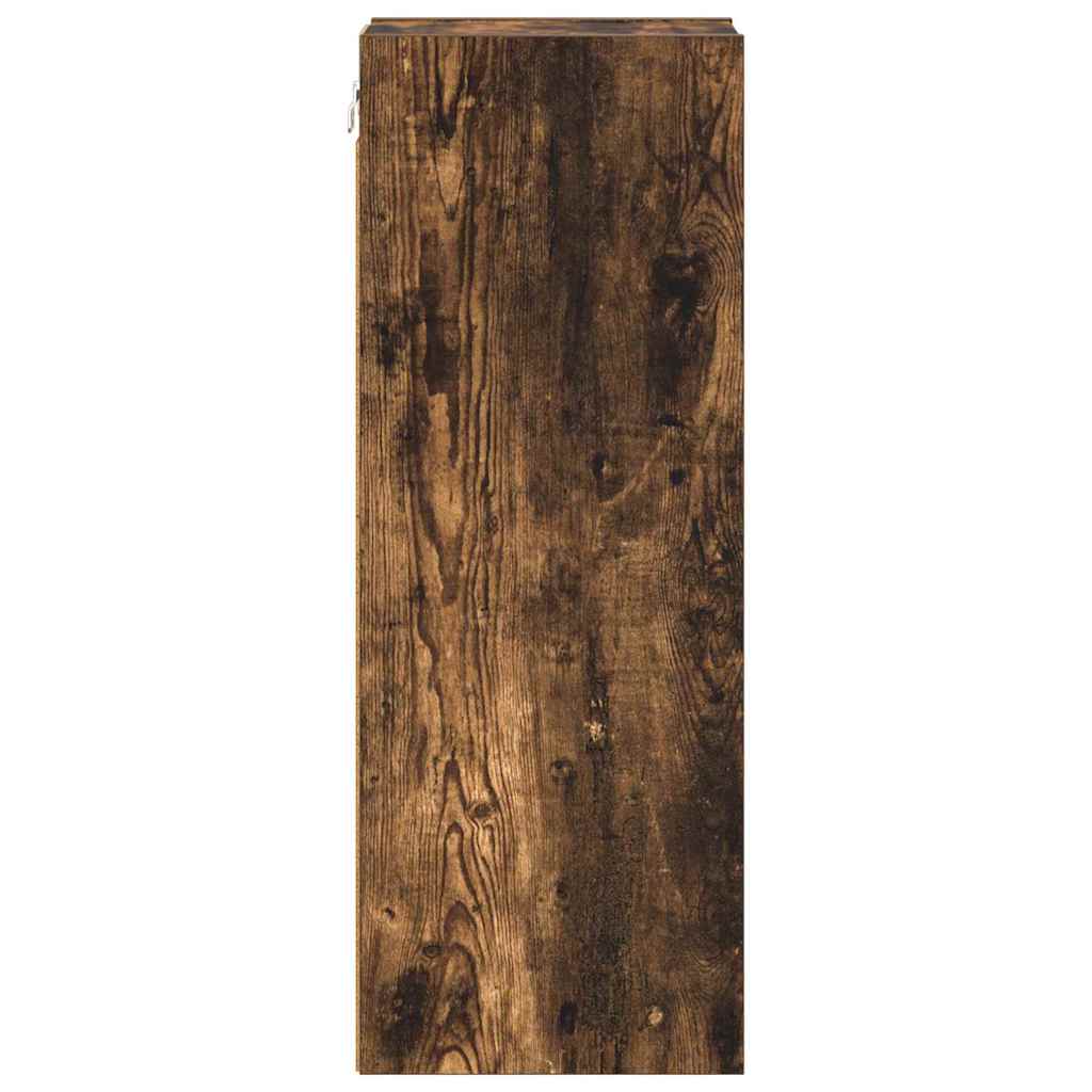 vidaXL Hängeschrank Geräucherte Eiche 20 x 29,5 x 80 cm Holzwerkstoff