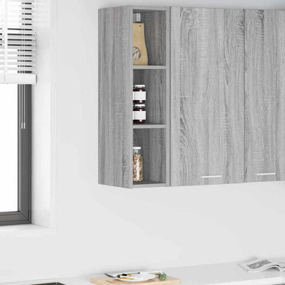 vidaXL Hängeschrank Graues Sonoma 20 x 29,5 x 80 cm Holzwerkstoff