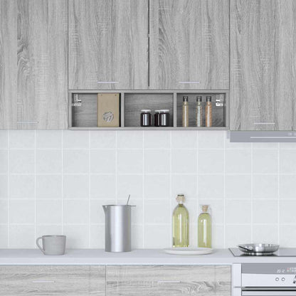 vidaXL Hängeschrank Graues Sonoma 20 x 29,5 x 80 cm Holzwerkstoff