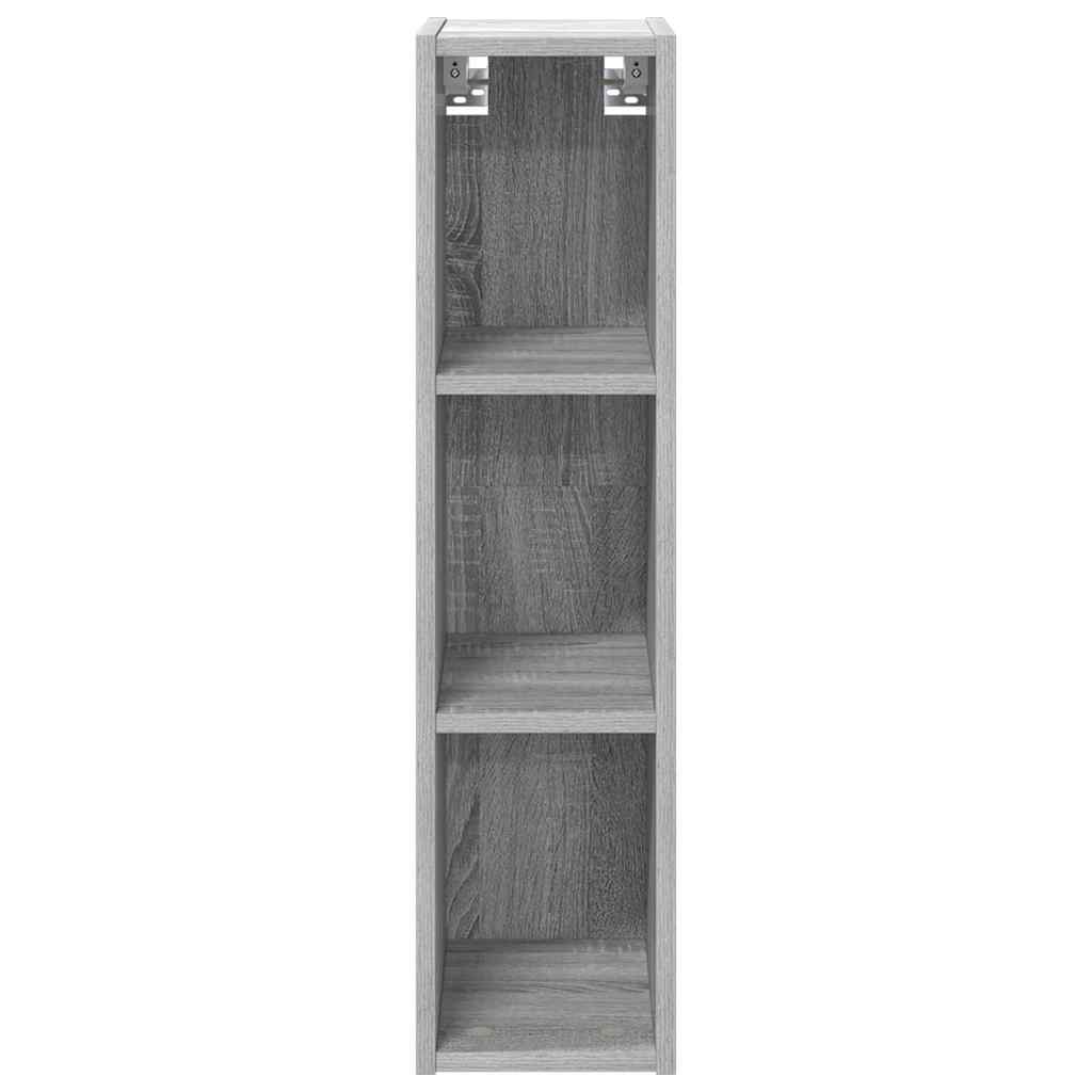 vidaXL Hängeschrank Graues Sonoma 20 x 29,5 x 80 cm Holzwerkstoff