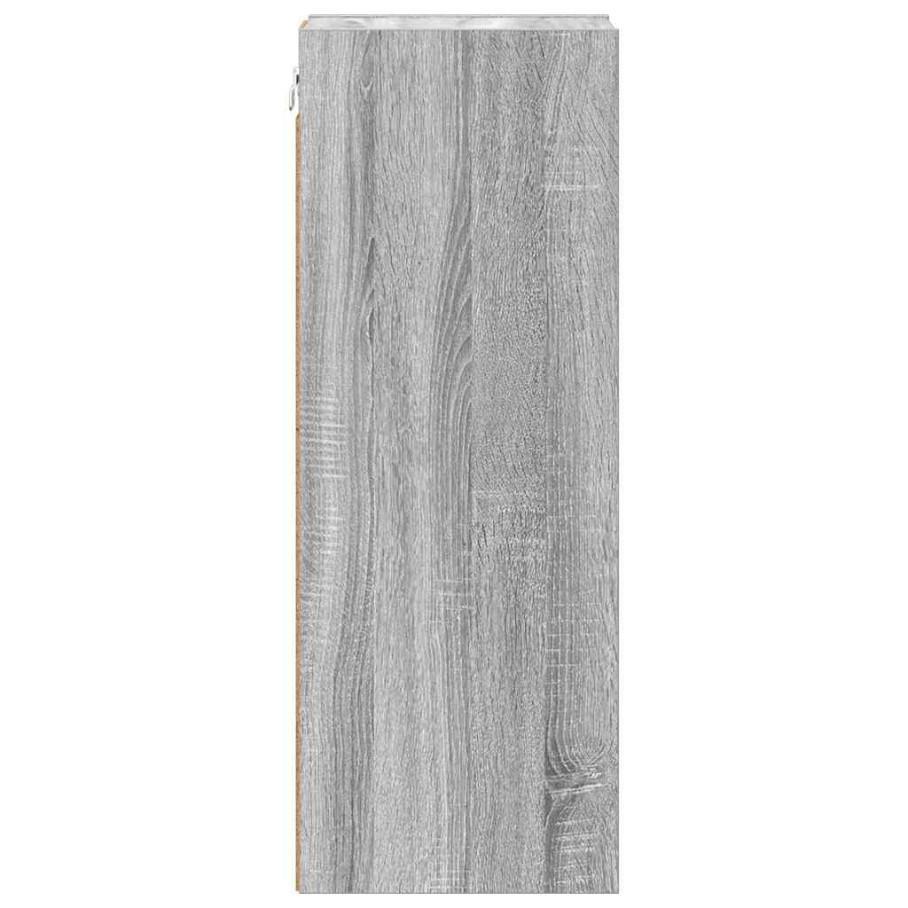 vidaXL Hängeschrank Graues Sonoma 20 x 29,5 x 80 cm Holzwerkstoff