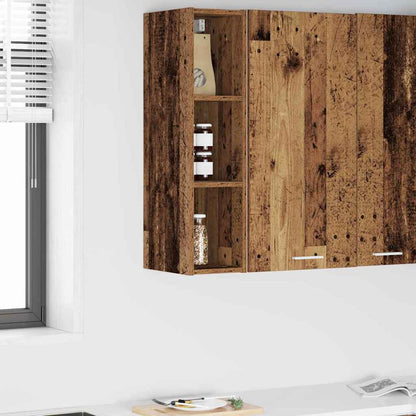 vidaXL Hängeschrank Altholz 20 x 29,5 x 80 cm Holzwerkstoff